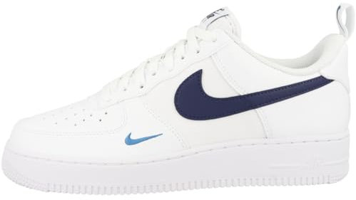 Nike HF3836-100 Air Force 1 '07 Herren White/DEEP ROYAL Blue-LT Photo Blue EU 45
