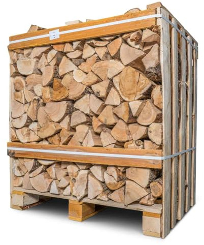 Medium Crate Kiln Dried Ash Firewood Crate - Ready to Burn Approved - 1.50m³ Loose