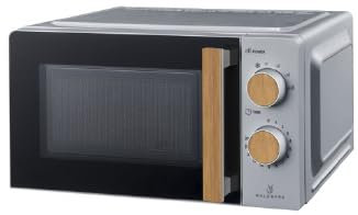 WALDWERK Mikrowelle 20L, 700 Watt - einfache Bedienung mit Drehknöpfen und edles Design