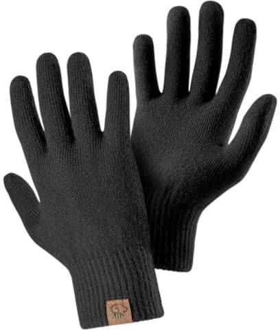 Giesswein MerinoLux Gloves Women - Premium Merino Wollhandschuhe | Atmungsaktiv, elastisch & warm, dünne Touchscreen-Handschuhe – extra weich, nahtlos für Damen & Herren