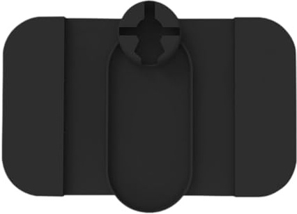 SiaBiced Soporte para Bebidas Organizador de Sofá Bandeja Portavasos de Silicona Multifuncional Adecuado para Reuniones Sociales Y Relajación en L, Negro, Individual