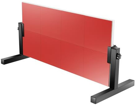 Tabla de tenis de mesa ajustable con 8 bloques de goma, tabla de rebote de ping pong, reboteador de 360°, ajuste de ángulo de 360° para casa, gimnasio, interior, exterior