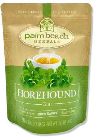Palm Beach Medicinal Herbs - Horehound Tea - Pure Herbal Tea Series, 30ct