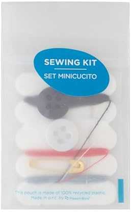Present-More Nähset Touch - Nähgarn Set 250 Stücke für Hotels und B&B | Einzeln eingetüteter Nähgarn Set, verpackt in Beutel aus Recycling-Kunststoff
