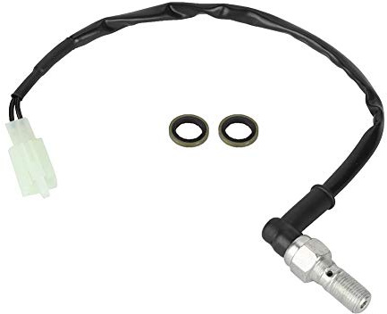 Kuuleyn Bremslichtschalter, M10x1.00mm ABS Einzeiliger Motorrad Hydraulischer Bremslichtschalter