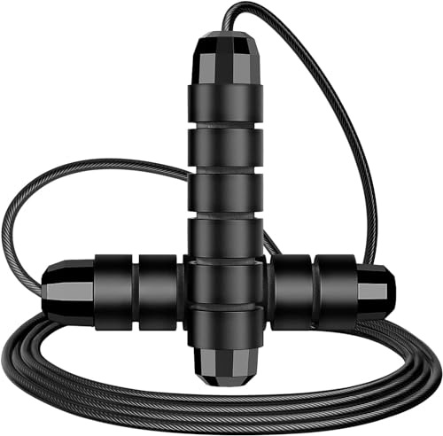Skipping Rope, Adjustable Speed Jump Rope for Fitness, Boxing & HIIT