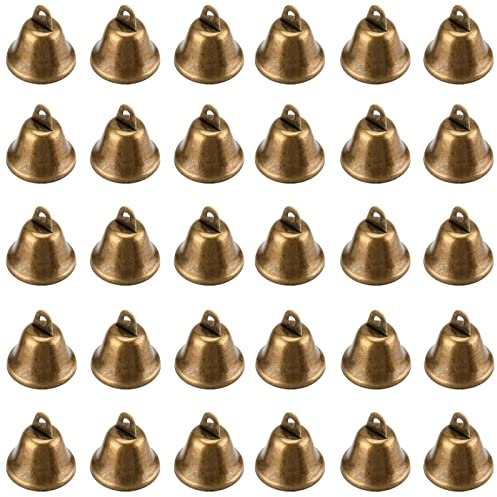 KOHAND 60 PCS Bronze Jingle Bells 38mm for DIY Crafts, Decorations, Home, Christmas, Weddings, Wind Chimes