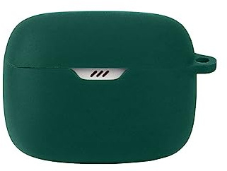 FTRONGRT Auricolare Bluetooth in Silicone Cover per JBL Tune Buds Cover, Antiurto, Custodia da Trasporto Compatibile JBL Tune Buds Auricolare Bluetooth.Verde Scuro