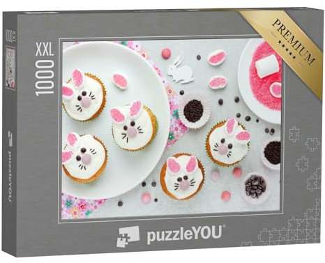 Puzzle 1000 Teile XXL „Süße Osterhasen-Cupcakes“ – aus der Puzzle-Kollektion Festtage