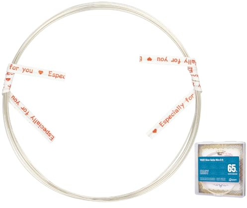 YEJJET Silver Solder Wire Easy Silver Solder 26 Gauge For Jewelry Repair Silver Repair 5 FT