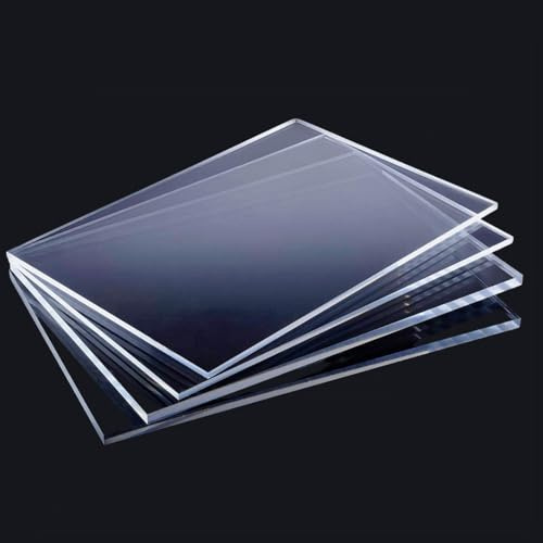 Acrylglas Platte 30x50cm 5mm | PMMA - Klar, Robust & Vielseitig | Zuschnitt von Acrylglas | Transparent | Kunststoffplatte | Materialstärke und Größe wählbar