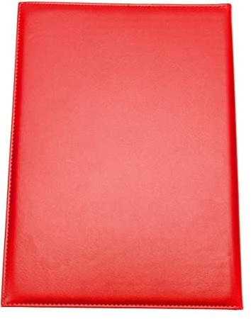 Parliky Copertina per Certificato in Pelle Sintetica Rossa A4, Cartella per Diploma Vuota Resistente per Ufficio e Presentazioni di Premi