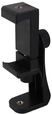 Telefon-Stativhalter-Halterung, Stativ-Adapter mit Blitzschuh-Anschluss, 1/4-Zoll-Schraubenloch, universeller Telefon-Clip für Fülllicht-Mikrofon auf Reisen