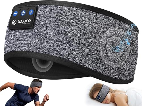 LOVE EYE Bluetooth Schlafmaske mit Kopfhörern, 100% Verdunkelung | Hochwertiger Klang · Waschbar · Schweißableitendes Material · 16 Std. Akkulaufzeit · Weich & Atmungsaktiv