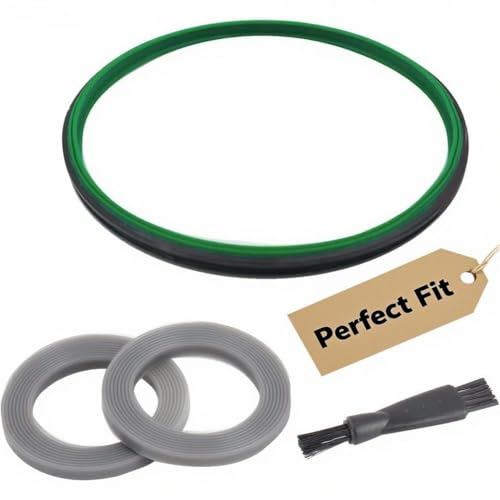 NIYATA - Junta de goma de silicona para Thermomix TM31, junta de tapa y juntas de cuchillos para Vorwerk Thermomix TM31, con 1 cepillo de limpieza