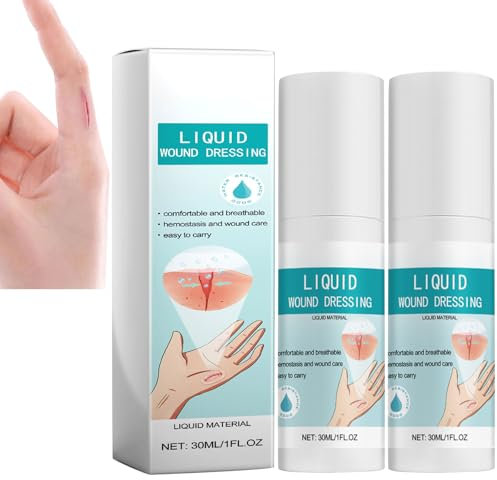 Benda spray liquida, 30 ml, cerotti spray impermeabili, traspiranti e impermeabili, gel curativo per ferite minori, tagli, graffi e ferite (2)