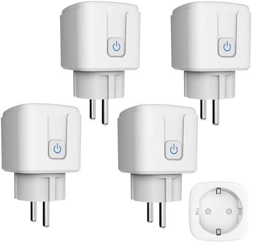 Presa Intelligente WiFi, Presa Smart WiFi 16A, Smart Plug, Monitoraggio Energia | App Controllo Remoto | Controllo Vocale | Timer compatibile con Alexa e Google Home (4)