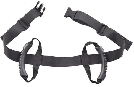 Ddujbtp - Cintura di sicurezza per passeggeri di moto, regolabile, con maniglia per moto e scooter, cinghia universale per moto con impugnatura per il bauletto