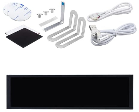 ZYHARUKO Monitor de pantalla táctil secundaria USB de 9.2 pulgadas para PC con puerto de edición visual en tiempo real, carcasa de aluminio, monitor de computadora