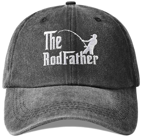 Fishing Accessories Fishing Hat Fishing Gifts for Men, Bass Pro Hat with Adjustable Fit for Outdoor Recreation, Fisherman Costume Fly Fishing Accessories, Head Circumference 56-60cm Grey