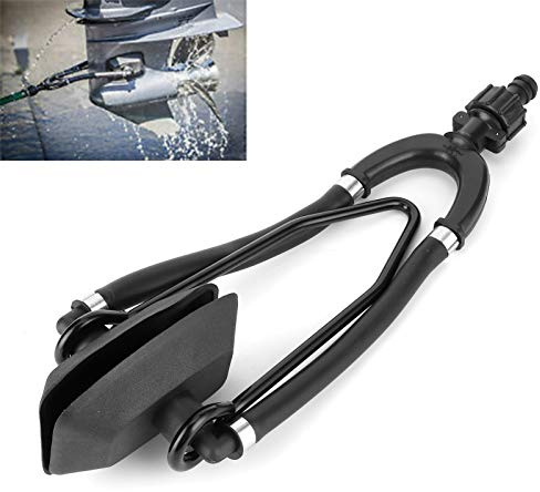 Båtutombordsmotorspolare, dubbelmatning Stora rektangulära hörselkåpor Marine Grade Outboard Motor Muffs Motorspolning för utombordare akterdrev