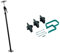 Wolfcraft 4042000 - Puntal altura + 4040000 - Set de sujeción para planchas de placa de yeso y escayola