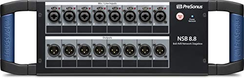PreSonus NSB 8.8, 8x8, AVB-Networked Stage Box für digitale Mischpulte
