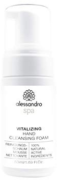 alessandro SPA ANTI-AGIN HANDREINIGUNGSSCHAUM - Selbstschäumender Vital-Schaum zur sanften Reinigung der Hände -Extra Pflege für reife und trockende Hände, 50ml