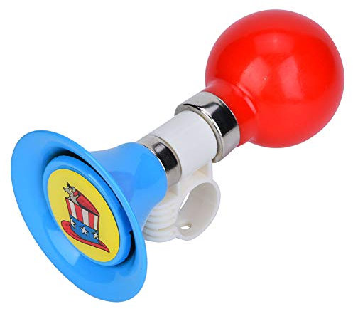 Warnklingel Kinderfahrradhupe, Kinderfahrradklingel, Fahrrad für FahrradFahrrad 22,2mm Lenker Metall + Kunststoff Hupe Jungen Fahrradklingel Fahrräder, Roller (Blue)