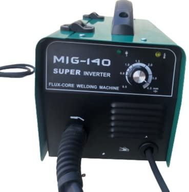 HST MIG MAG 140 IGTB Schweißgerät I Halbautomatisches Fülldraht Schweißgerät für das MIG Schweißen inkl. Schlauchpaket I Mit Überhitzungsschutz