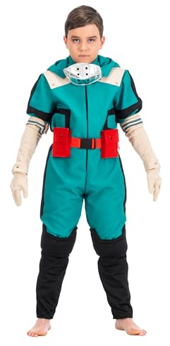 Chaks Costume Deku pour garçon, tenue officielle My Hero Academia, combinaison Izuku Midoriya avec accessoires pour carnaval et bande dessinée