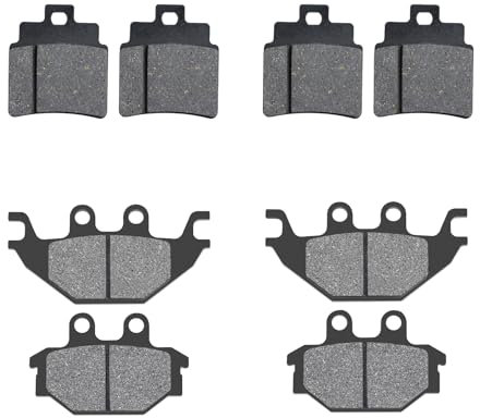 AHL Motorrad-Bremsbeläge vorne und hinten sind Kompatibel mit KYMCO MXU 250 2004-2013/KXR 250 Mongoose Quad 2004-2007/Urban Quad 250 06/Maxxer 300 2006-2013