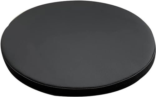 uyeoco wasserdichte Stuhlkissen aus Leder runden Sitzkissen, rutschfeste runde Kissen-Stuhlpolster für 25 cm, 30 cm, 35 cm, 40 cm, 45 cm Stühle/Rundhocker (Color : 2#, Size : 40cm/15.7inch)