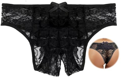 Claglamatree Perizoma da Donna, in Pizzo Sexy, G-String Thong T Indietro Mini Perizoma, Biancheria Intima, Perizoma Sexy Donna Donna Mutande, 1 Pack