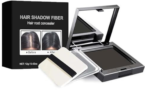 Cipria per capelli in polvere, marrone scuro volume in polvere, polvere per ricostituire capelli sottili, polvere per capelli, polvere per capelli per raddrizzare, infoltire i capelli, impermeabile