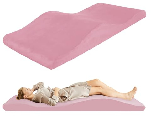 AIROW Wimpern Bettmatratze aus Memory-Schaum, Schaum Wimpern Bett Topper, Ergonomische Gebogene Wimpern Liege Matratze für Spa-Massage und Schönheitssalon
