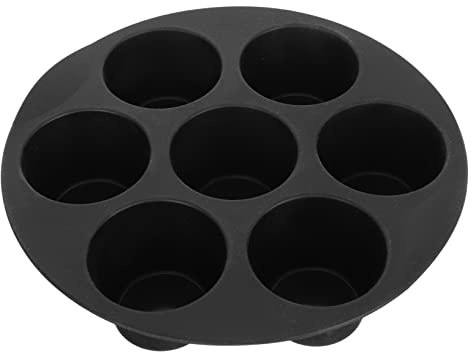 Warmhm 7holes Silicone Cake Pans Baking Moulds for Cookie Molds Cake Baking Pans Food-Grade