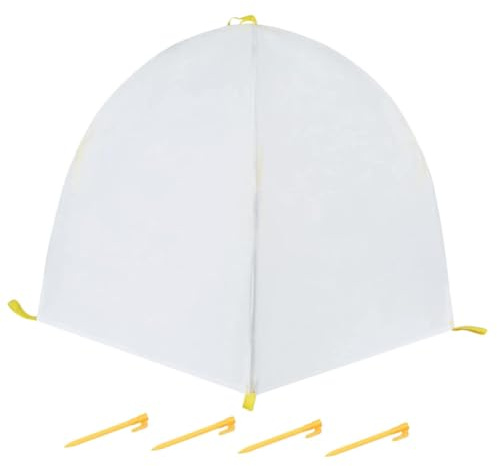 GARIOUANS Couverture Antigel pour Plantes Non Tissée 71 Cm, Tente De Protection Hivernale pour Arbustes Et Fleurs, Protecteur De Jardin Solide Vent Et Pluie