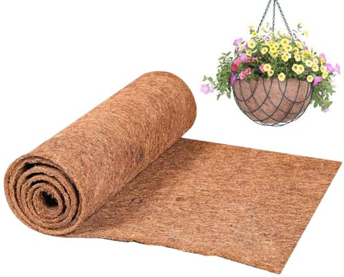 Generisch Tappetino in cocco, protezione invernale per piante, protezione dal freddo, tappetino invernale per piante in vaso, tappetino in fibra di cocco, per vasi di palma, vasi di fiori, arbusti da