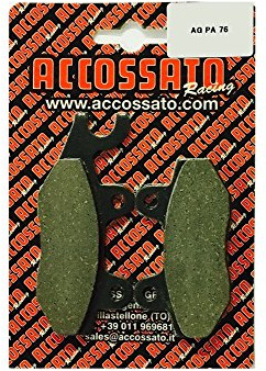 Accossato AGPA76OR-85 Pastiglia Freno per TRIUMPH > 1050 SPEED TRIPLE (RAD.CAL) (2005-2008), Set di 2
