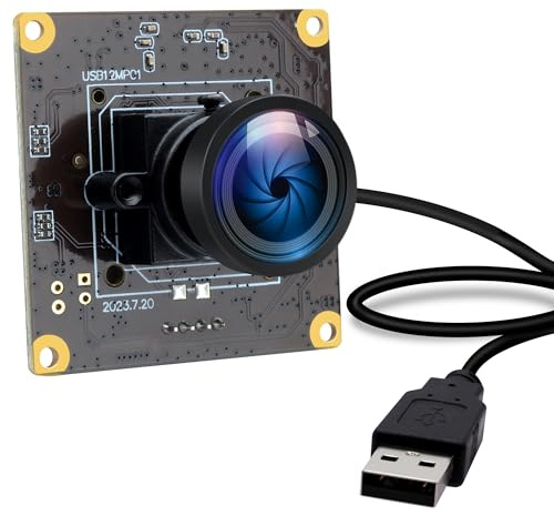120fps USB-Kameramodul 12MP Hochgeschwindigkeits Golfschwung Kamera 4K USB-Sicherheitskamera Plug and Play für Windows und Mac OS Jetson Nano