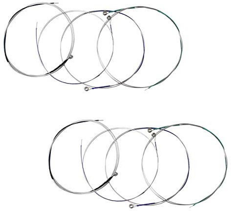 JYsun Viola Strings 2 Full Sets A D G C with Stainless Steel Core Nickel-Plated Ball-End Nickel Chromium Wound
