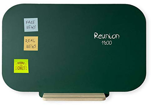 Pizarra tiza color verde 60 x 40 cm.. Superficie profesional para escritura con tizas y rotuladores efecto tiza. Ideal para la oficina, clases, casa, decoración habitación niños, hogar, cocinas