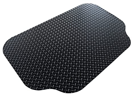 GrillTex 8D-075-30C-4L Deck- und Terrassengrillmatte, 76,2 x 121,9 cm, Schwarz