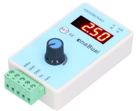Générateur de Signaux Analogiques Eujgoov 0-10V/2-10V 0-20mA/4-20mA Générateur de Signaux de Tension de Courant Interface D'alimentation USB Simulateur Analogique