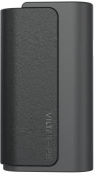 Aspire Vilter Power Bank 1600 mAh per Sigaretta Elettronica - Caricatore Portatile Compatibile con Pod Mod Vilter e Vilter S Senza Liquido né Nicotina - BLACK