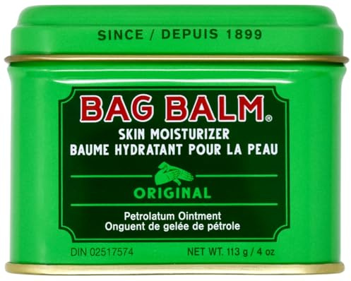 Bag Balm Vermont's Original Moisturizing for Dry Skin, Chapped Lips, Cracked Heels, Dog Paw Pads + More. 118 ml (4 oz) Tin (1)