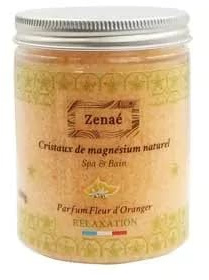 Zenaé - Cristales de magnesio natural para spa y baño (300 g)