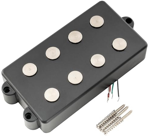 Artec MMC4 Keramik Soapbar Bass Tonabnehmer Steg Pickup 12,6K Schwarz | für 4-Saiter MusicMan Style Bass
