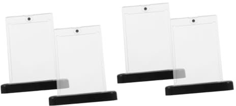 Abaodam 4sätze Magnetische Kartenhalter Für Spielkarten Sammlerkarten Und Visitenkarten Mit Boden Einfach Zu Bedienen Und Praktisch Zur Organisation Von Karten